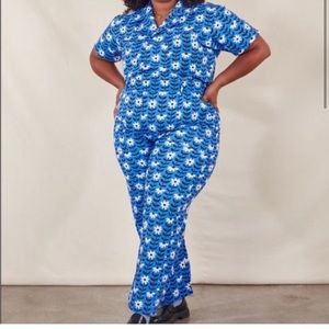 Big bud press daisy chain floral jumpsuit XXS